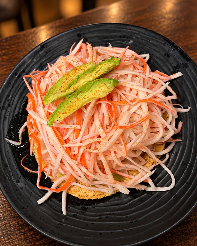 Tostada De Jaiba.
