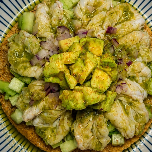 Tostada Aguachile.